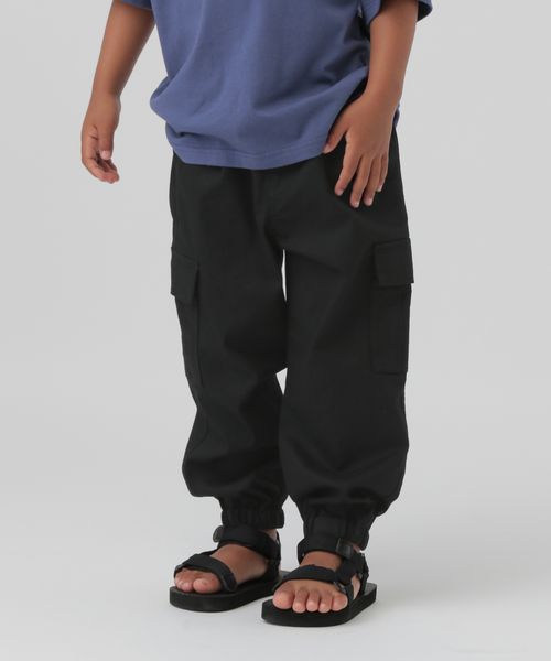 GLOBAL WORK 100-120cm展開/スゴラクストレッチカーゴパンツ/234558 ブラック キッズ グローバルワーク 234558 and ST アンドエスティ(旧ドットエスティ) GLOBAL WORK 100-120cm展開/スゴラクストレッチカーゴパンツ/234558 ブラック キッズ グローバルワーク 234558 and ST アンドエスティ(旧ドットエスティ)
