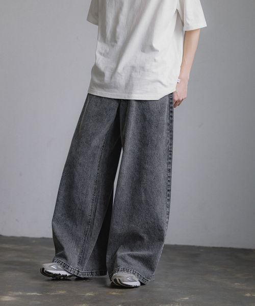 GLOBAL WORK 大人見えルーズデニム/AND YUA ANY/234664 ブラック L キッズ グローバルワーク 234664 and ST アンドエスティ(旧ドットエスティ) GLOBAL WORK 大人見えルーズデニム/AND YUA ANY/234664 ブラック L キッズ グローバルワーク 234664 and ST アンドエスティ(旧ドットエスティ)