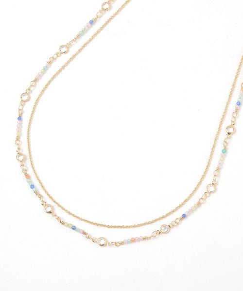 GLOBAL WORK カラービーズ二連ロングネックレス/251912 ライトブルー ウィメンズグッズ グローバルワーク 251912 and ST アンドエスティ(旧ドットエスティ) GLOBAL WORK カラービーズ二連ロングネックレス/251912 ライトブルー ウィメンズグッズ グローバルワーク 251912 and ST アンドエスティ(旧ドットエスティ)
