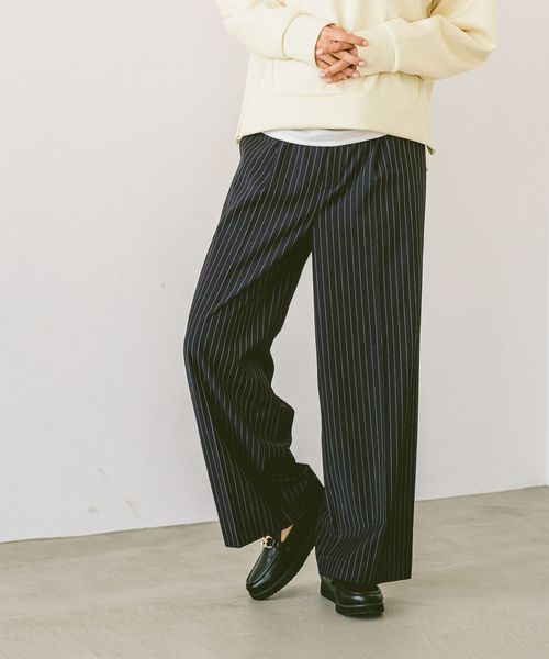 GLOBAL WORK ウツクシルエットプレミアムワイドパンツ/252422 ダークブルー XS ウィメンズボトムス グローバルワーク 252422 and ST アンドエスティ(旧ドットエスティ) GLOBAL WORK ウツクシルエットプレミアムワイドパンツ/252422 ダークブルー XS ウィメンズボトムス グローバルワーク 252422 and ST アンドエスティ(旧ドットエスティ)