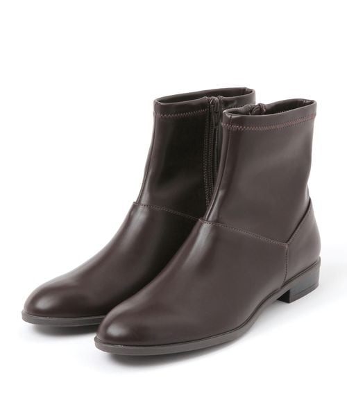 GLOBAL WORK らくっションアーモンドトゥショートブーツ/253210 ブラウン L ウィメンズグッズ グローバルワーク 253210 and ST アンドエスティ(旧ドットエスティ) GLOBAL WORK らくっションアーモンドトゥショートブーツ/253210 ブラウン L ウィメンズグッズ グローバルワーク 253210 and ST アンドエスティ(旧ドットエスティ)