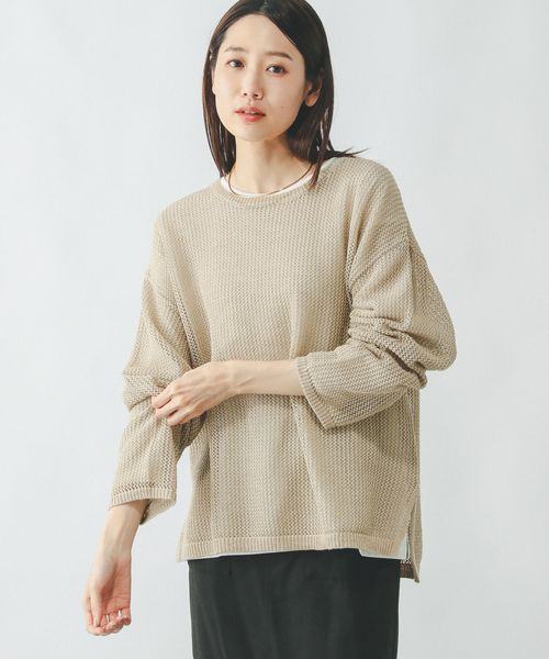 GLOBAL WORK メッシュラメSETプルオーバー長袖/253296 イエロー L ウィメンズインナー グローバルワーク 253296 and ST アンドエスティ(旧ドットエスティ) GLOBAL WORK メッシュラメSETプルオーバー長袖/253296 イエロー L ウィメンズインナー グローバルワーク 253296 and ST アンドエスティ(旧ドットエスティ)