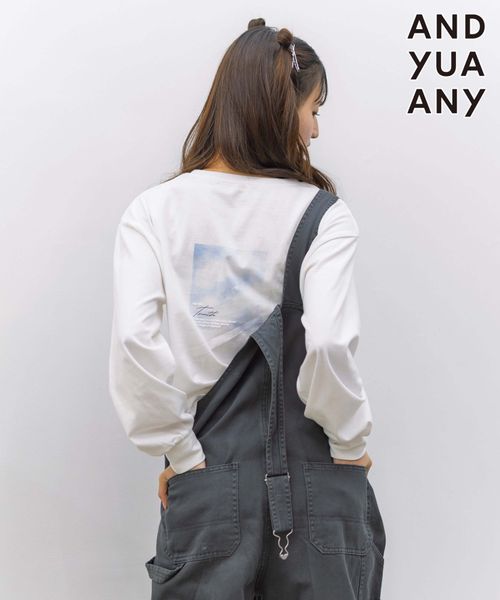 GLOBAL WORK やわらかグラフィックT長袖/AND YUA ANY/253389 オフホワイト S キッズ グローバルワーク 253389 and ST アンドエスティ(旧ドットエスティ) GLOBAL WORK やわらかグラフィックT長袖/AND YUA ANY/253389 オフホワイト S キッズ グローバルワーク 253389 and ST アンドエスティ(旧ドットエスティ)