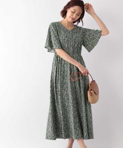 さらリラスタイルアップ半袖ワンピース 公式 グローバルワーク Global Work 通販