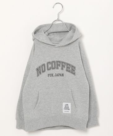 WEB限定/NO COFFEEスウェットパーカー/キッズ/100-160cm展開