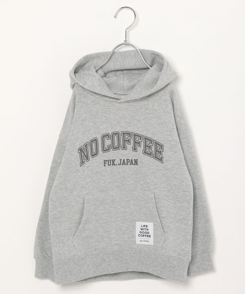 WEB限定/NO COFFEEスウェットパーカー/キッズ/100-160cm展開