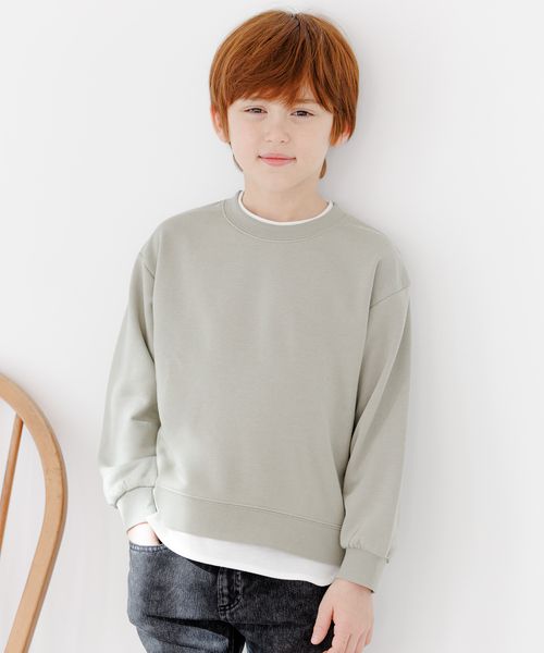 即完売 グローバルワーク\u0026GAP ニット☆レイヤードスウェット