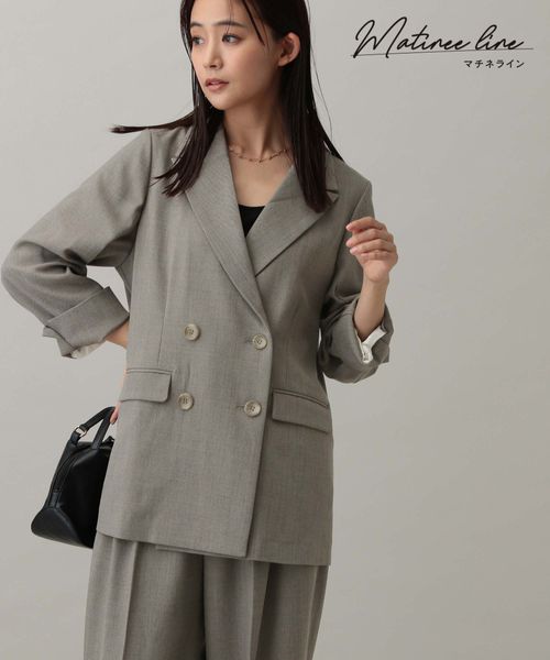GLOBAL WORK MATINEE LINE/カセットアップWジャケット/282493 ベージュ M マチネ グローバルワーク 282493 and ST アンドエスティ(旧ドットエスティ) GLOBAL WORK MATINEE LINE/カセットアップWジャケット/282493 ベージュ M マチネ グローバルワーク 282493 and ST アンドエスティ(旧ドットエスティ)