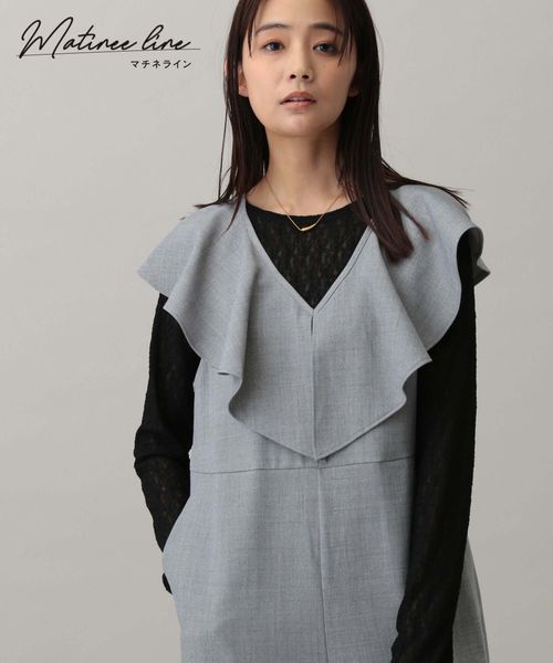 GLOBAL WORK MATINEE LINE/カセットアップオールインワン/282521 ライトグレー L マチネ グローバルワーク 282521 and ST アンドエスティ(旧ドットエスティ) GLOBAL WORK MATINEE LINE/カセットアップオールインワン/282521 ライトグレー L マチネ グローバルワーク 282521 and ST アンドエスティ(旧ドットエスティ)