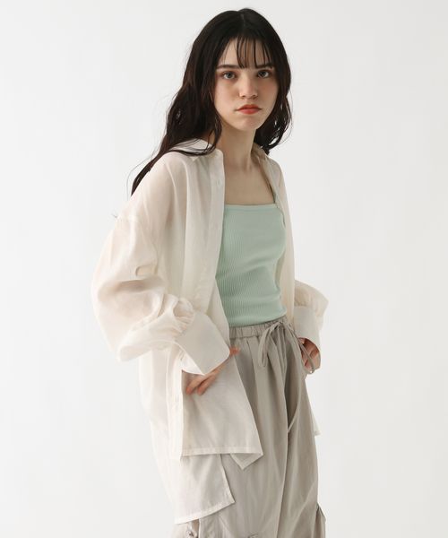GLOBAL WORK ルーズシャツ*キャミSET/AND YUA ANY/284512 ナチュラル FREE キッズ グローバルワーク 284512 and ST アンドエスティ(旧ドットエスティ) GLOBAL WORK ルーズシャツ*キャミSET/AND YUA ANY/284512 ナチュラル FREE キッズ グローバルワーク 284512 and ST アンドエスティ(旧ドットエスティ)