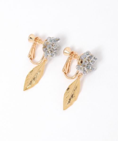 GLOBAL WORK MADE IN JAPAN/リーフビーズイヤリング/286106 ライトブルー ウィメンズグッズ グローバルワーク 286106 and ST アンドエスティ(旧ドットエスティ) GLOBAL WORK MADE IN JAPAN/リーフビーズイヤリング/286106 ライトブルー ウィメンズグッズ グローバルワーク 286106 and ST アンドエスティ(旧ドットエスティ)