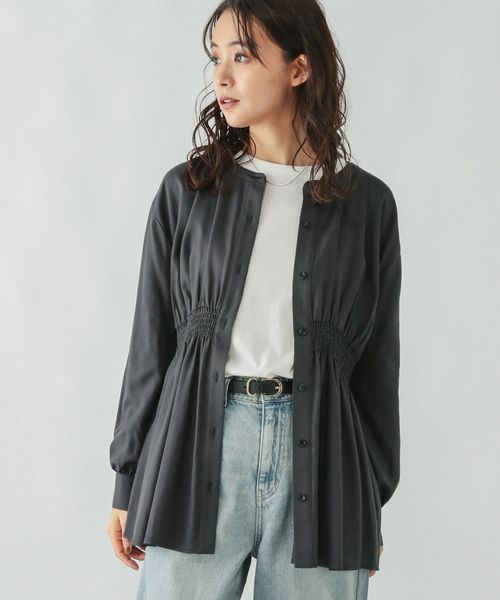 GLOBAL WORK シャーリングシャツ長袖/286232 シルバー L ウィメンズインナー グローバルワーク 286232 and ST アンドエスティ(旧ドットエスティ) GLOBAL WORK シャーリングシャツ長袖/286232 シルバー L ウィメンズインナー グローバルワーク 286232 and ST アンドエスティ(旧ドットエスティ)
