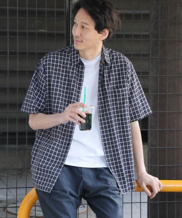 サラサマ快適シャツ/レギュラーカラー/半袖/286395/アウトレット価格