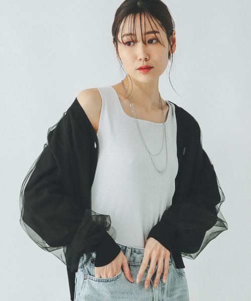 GLOBAL WORK Beauteeラメタンク/287477 ライトグレー L ウィメンズインナー グローバルワーク 287477 and ST アンドエスティ(旧ドットエスティ) GLOBAL WORK Beauteeラメタンク/287477 ライトグレー L ウィメンズインナー グローバルワーク 287477 and ST アンドエスティ(旧ドットエスティ)