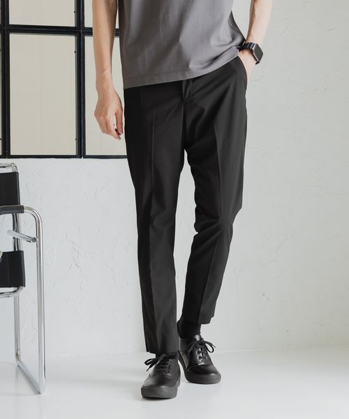GLOBAL WORK アーバンスラックスAIR/287519 ブラック M メンズボトムス グローバルワーク 287519 and ST アンドエスティ(旧ドットエスティ) GLOBAL WORK アーバンスラックスAIR/287519 ブラック M メンズボトムス グローバルワーク 287519 and ST アンドエスティ(旧ドットエスティ)