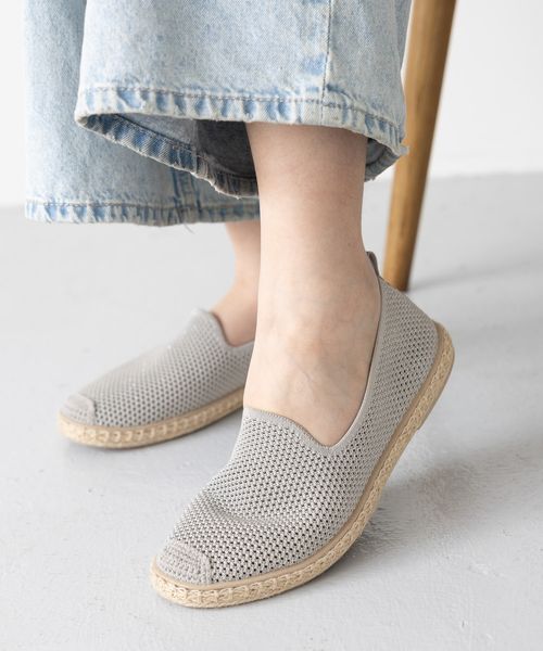 GLOBAL WORK らくっションエスパシューズ/ 287570 グレー S ウィメンズグッズ グローバルワーク 287570 and ST アンドエスティ(旧ドットエスティ) GLOBAL WORK らくっションエスパシューズ/ 287570 グレー S ウィメンズグッズ グローバルワーク 287570 and ST アンドエスティ(旧ドットエスティ)