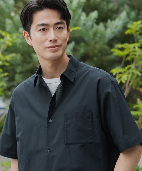 GLOBAL WORK 快適サマーシャツ/シアー/287587 ブラック M メンズインナー グローバルワーク 287587 and ST アンドエスティ(旧ドットエスティ) GLOBAL WORK 快適サマーシャツ/シアー/287587 ブラック M メンズインナー グローバルワーク 287587 and ST アンドエスティ(旧ドットエスティ)