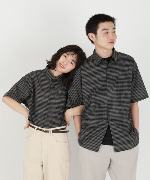 GLOBAL WORK 快適サマーシャツ/シアー/287587 ライトグレー L メンズインナー グローバルワーク 287587 and ST アンドエスティ(旧ドットエスティ) GLOBAL WORK 快適サマーシャツ/シアー/287587 ライトグレー L メンズインナー グローバルワーク 287587 and ST アンドエスティ(旧ドットエスティ)