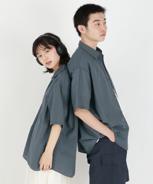 GLOBAL WORK 快適サマーシャツ/シアー/287587 カーキ S メンズインナー グローバルワーク 287587 and ST アンドエスティ(旧ドットエスティ) GLOBAL WORK 快適サマーシャツ/シアー/287587 カーキ S メンズインナー グローバルワーク 287587 and ST アンドエスティ(旧ドットエスティ)
