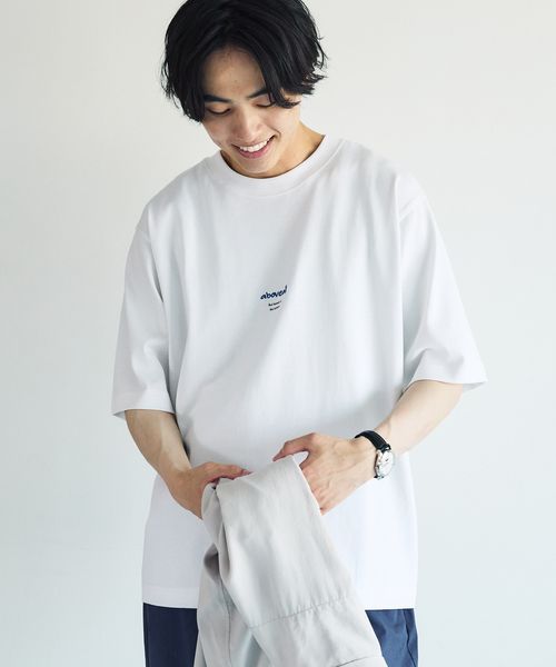 GLOBAL WORK 汗染み軽減Tシャツ/ロゴ/288051 オフホワイト L メンズインナー グローバルワーク 288051 and ST アンドエスティ(旧ドットエスティ) GLOBAL WORK 汗染み軽減Tシャツ/ロゴ/288051 オフホワイト L メンズインナー グローバルワーク 288051 and ST アンドエスティ(旧ドットエスティ)