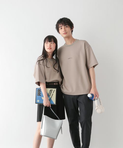 GLOBAL WORK ライトクッションクール/ロゴ/半袖/288075 ライトベージュ XS メンズインナー グローバルワーク 288075 and ST アンドエスティ(旧ドットエスティ) GLOBAL WORK ライトクッションクール/ロゴ/半袖/288075 ライトベージュ XS メンズインナー グローバルワーク 288075 and ST アンドエスティ(旧ドットエスティ)