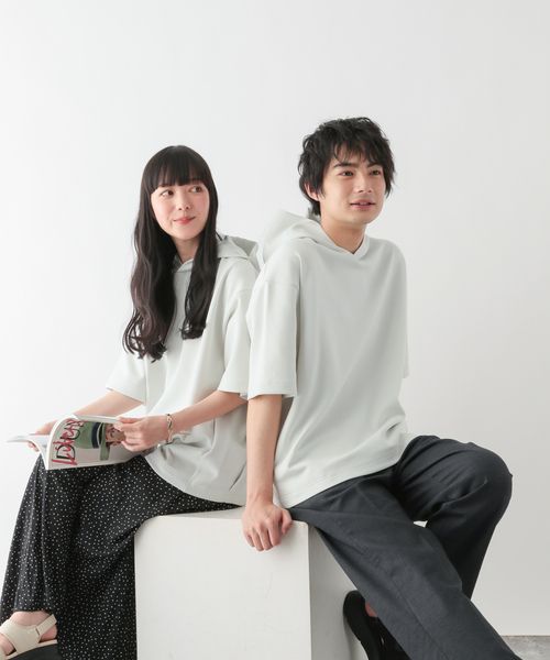 GLOBAL WORK ライトクッションクール/パーカー/半袖/288078 オフホワイト S メンズインナー グローバルワーク 288078 and ST アンドエスティ(旧ドットエスティ) GLOBAL WORK ライトクッションクール/パーカー/半袖/288078 オフホワイト S メンズインナー グローバルワーク 288078 and ST アンドエスティ(旧ドットエスティ)