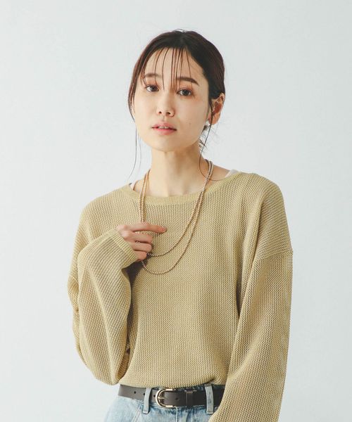 GLOBAL WORK 洗えるメッシュラメプルオーバー*タンク/288082 イエロー M ウィメンズインナー グローバルワーク 288082 and ST アンドエスティ(旧ドットエスティ) GLOBAL WORK 洗えるメッシュラメプルオーバー*タンク/288082 イエロー M ウィメンズインナー グローバルワーク 288082 and ST アンドエスティ(旧ドットエスティ)