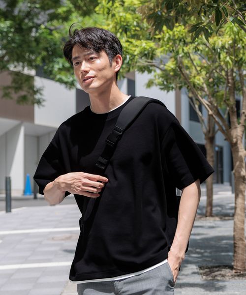 GLOBAL WORK ライトクッションクール/レイヤー/半袖/288085 ブラック XS メンズインナー グローバルワーク 288085 and ST アンドエスティ(旧ドットエスティ) GLOBAL WORK ライトクッションクール/レイヤー/半袖/288085 ブラック XS メンズインナー グローバルワーク 288085 and ST アンドエスティ(旧ドットエスティ)