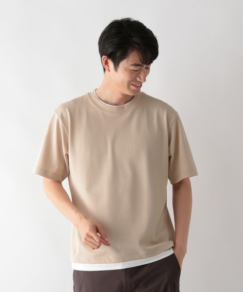 GLOBAL WORK サラサラ快適DRYレイヤー/288101 ベージュ M メンズインナー グローバルワーク 288101 and ST アンドエスティ(旧ドットエスティ) GLOBAL WORK サラサラ快適DRYレイヤー/288101 ベージュ M メンズインナー グローバルワーク 288101 and ST アンドエスティ(旧ドットエスティ)