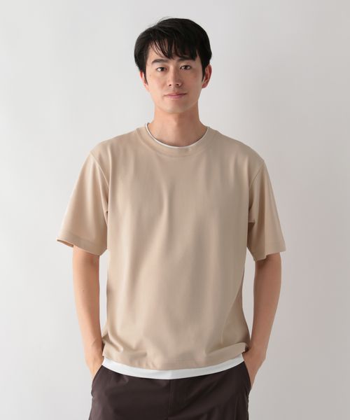 GLOBAL WORK サラサラ快適DRYレイヤー/288101 ベージュ XL メンズインナー グローバルワーク 288101 and ST アンドエスティ(旧ドットエスティ) GLOBAL WORK サラサラ快適DRYレイヤー/288101 ベージュ XL メンズインナー グローバルワーク 288101 and ST アンドエスティ(旧ドットエスティ)