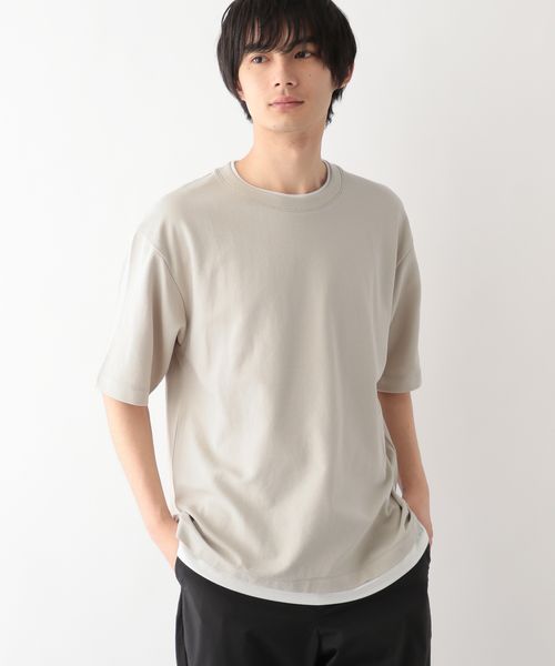GLOBAL WORK ミラノリブレイヤードCOOL/288102 ナチュラル S メンズインナー グローバルワーク 288102 and ST アンドエスティ(旧ドットエスティ) GLOBAL WORK ミラノリブレイヤードCOOL/288102 ナチュラル S メンズインナー グローバルワーク 288102 and ST アンドエスティ(旧ドットエスティ)