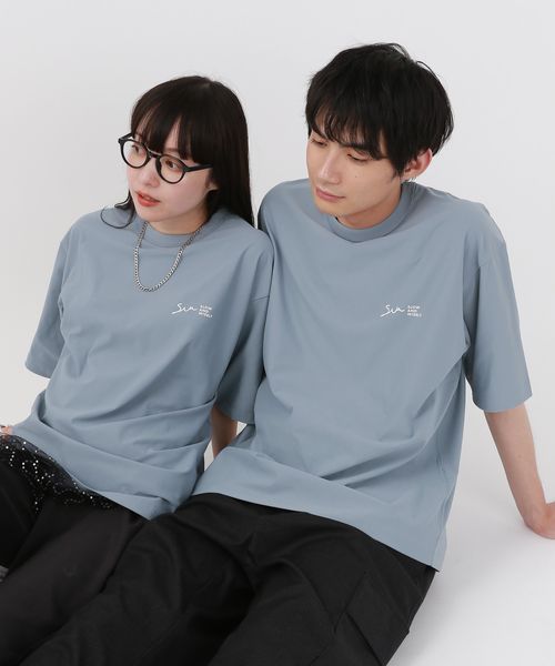 GLOBAL WORK サラサラ快適DRYTシャツ/プリント/半袖/288117 ブルー XL メンズインナー グローバルワーク 288117 and ST アンドエスティ(旧ドットエスティ) GLOBAL WORK サラサラ快適DRYTシャツ/プリント/半袖/288117 ブルー XL メンズインナー グローバルワーク 288117 and ST アンドエスティ(旧ドットエスティ)