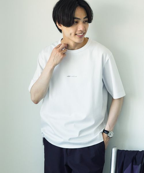 GLOBAL WORK 宮沢氷魚さん着用/リッチクリーンTシャツ/プリント/半袖/288193 オフホワイト XL メンズインナー グローバルワーク 288193 and ST アンドエスティ(旧ドットエスティ) GLOBAL WORK 宮沢氷魚さん着用/リッチクリーンTシャツ/プリント/半袖/288193 オフホワイト XL メンズインナー グローバルワーク 288193 and ST アンドエスティ(旧ドットエスティ)