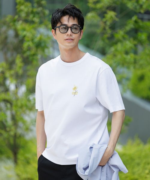 GLOBAL WORK 宮沢氷魚さん着用/リッチクリーンTシャツ/プリント/半袖/288193 オフホワイト XL メンズインナー グローバルワーク 288193 and ST アンドエスティ(旧ドットエスティ) GLOBAL WORK 宮沢氷魚さん着用/リッチクリーンTシャツ/プリント/半袖/288193 オフホワイト XL メンズインナー グローバルワーク 288193 and ST アンドエスティ(旧ドットエスティ)