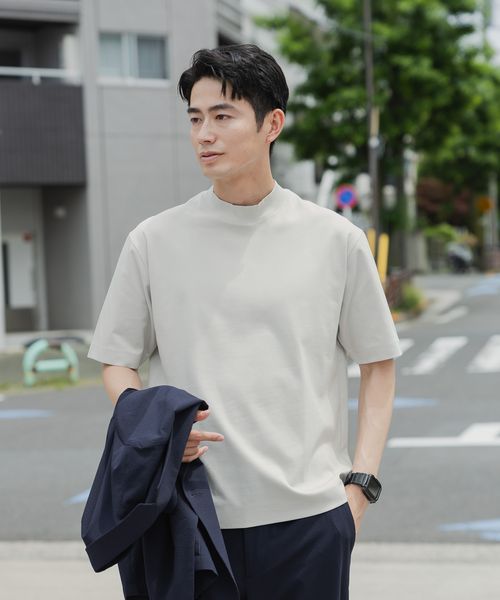 GLOBAL WORK リッチクリーンジャケットインTシャツ/半袖/288507 ライトグレー M メンズインナー グローバルワーク 288507 and ST アンドエスティ(旧ドットエスティ) GLOBAL WORK リッチクリーンジャケットインTシャツ/半袖/288507 ライトグレー M メンズインナー グローバルワーク 288507 and ST アンドエスティ(旧ドットエスティ)