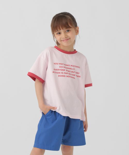 GLOBAL WORK ヘビロッTEEBOYS半袖/100-120cm展開/288523 ピンク キッズ グローバルワーク 288523 and ST アンドエスティ(旧ドットエスティ) GLOBAL WORK ヘビロッTEEBOYS半袖/100-120cm展開/288523 ピンク キッズ グローバルワーク 288523 and ST アンドエスティ(旧ドットエスティ)