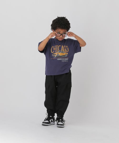 GLOBAL WORK ヘビロッTEEBOYS半袖/100-120cm展開/288523 ネイビー キッズ グローバルワーク 288523 and ST アンドエスティ(旧ドットエスティ) GLOBAL WORK ヘビロッTEEBOYS半袖/100-120cm展開/288523 ネイビー キッズ グローバルワーク 288523 and ST アンドエスティ(旧ドットエスティ)