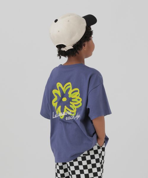 GLOBAL WORK ヘビロッTEEBOYS半袖/100-120cm展開/288523 ダークブルー キッズ グローバルワーク 288523 and ST アンドエスティ(旧ドットエスティ) GLOBAL WORK ヘビロッTEEBOYS半袖/100-120cm展開/288523 ダークブルー キッズ グローバルワーク 288523 and ST アンドエスティ(旧ドットエスティ)