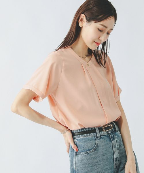 GLOBAL WORK キレイつづく2WAYタック半袖/288566 ピンク M ウィメンズインナー グローバルワーク 288566 and ST アンドエスティ(旧ドットエスティ) GLOBAL WORK キレイつづく2WAYタック半袖/288566 ピンク M ウィメンズインナー グローバルワーク 288566 and ST アンドエスティ(旧ドットエスティ)