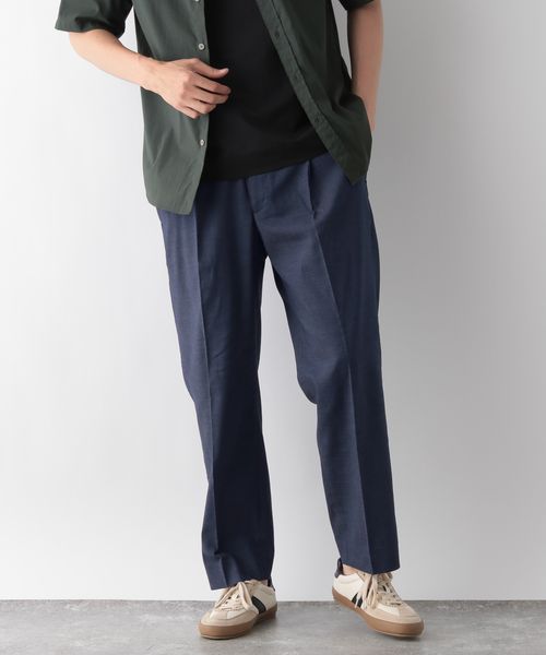 GLOBAL WORK アーバンデニムクリーンワイドパンツ/AIR/288606 ネイビー M メンズボトムス グローバルワーク 288606 and ST アンドエスティ(旧ドットエスティ) GLOBAL WORK アーバンデニムクリーンワイドパンツ/AIR/288606 ネイビー M メンズボトムス グローバルワーク 288606 and ST アンドエスティ(旧ドットエスティ)