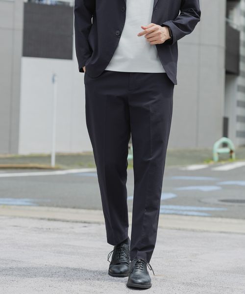 GLOBAL WORK エアかるスラックス/サッカー/288751 ネイビー S メンズボトムス グローバルワーク 288751 and ST アンドエスティ(旧ドットエスティ) GLOBAL WORK エアかるスラックス/サッカー/288751 ネイビー S メンズボトムス グローバルワーク 288751 and ST アンドエスティ(旧ドットエスティ)