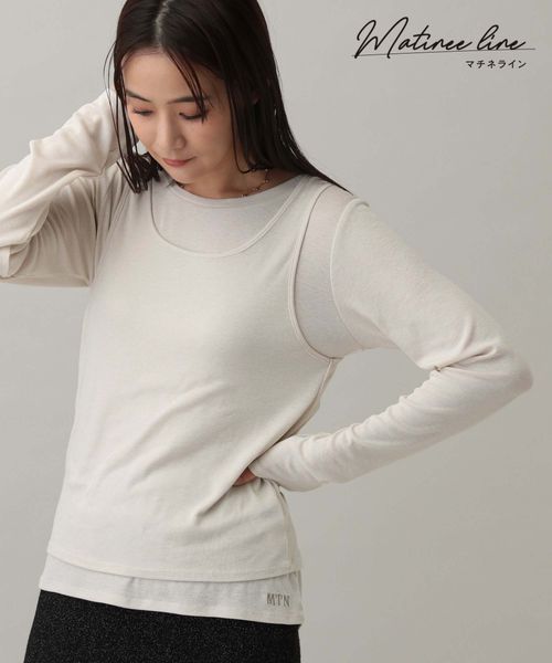 GLOBAL WORK MATINEE LINE/シアータンクレイヤードプルオーバー/288778 ナチュラル M マチネ グローバルワーク 288778 and ST アンドエスティ(旧ドットエスティ) GLOBAL WORK MATINEE LINE/シアータンクレイヤードプルオーバー/288778 ナチュラル M マチネ グローバルワーク 288778 and ST アンドエスティ(旧ドットエスティ)