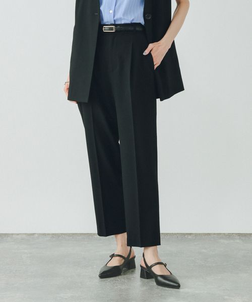 GLOBAL WORK ウツクシルエットDRYテーパードパンツ/289056 ブラック XS ウィメンズボトムス グローバルワーク 289056 and ST アンドエスティ(旧ドットエスティ) GLOBAL WORK ウツクシルエットDRYテーパードパンツ/289056 ブラック XS ウィメンズボトムス グローバルワーク 289056 and ST アンドエスティ(旧ドットエスティ)