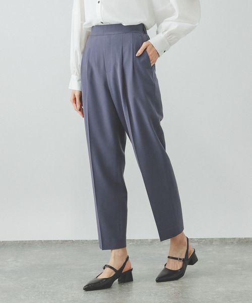 GLOBAL WORK ウツクシルエットDRYテーパードパンツ/289056 ブルー XXL ウィメンズボトムス グローバルワーク 289056 and ST アンドエスティ(旧ドットエスティ) GLOBAL WORK ウツクシルエットDRYテーパードパンツ/289056 ブルー XXL ウィメンズボトムス グローバルワーク 289056 and ST アンドエスティ(旧ドットエスティ)