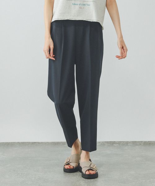GLOBAL WORK ウツクシルエットDRYテーパードパンツ/289056 ネイビー XS ウィメンズボトムス グローバルワーク 289056 and ST アンドエスティ(旧ドットエスティ) GLOBAL WORK ウツクシルエットDRYテーパードパンツ/289056 ネイビー XS ウィメンズボトムス グローバルワーク 289056 and ST アンドエスティ(旧ドットエスティ)