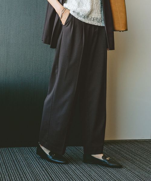 GLOBAL WORK ウツクシルエットDRYワイドパンツ/289061 ブラック M ウィメンズボトムス グローバルワーク 289061 and ST アンドエスティ(旧ドットエスティ) GLOBAL WORK ウツクシルエットDRYワイドパンツ/289061 ブラック M ウィメンズボトムス グローバルワーク 289061 and ST アンドエスティ(旧ドットエスティ)