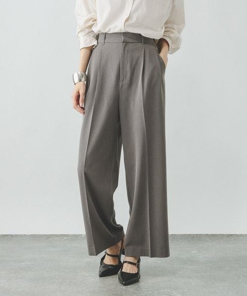 GLOBAL WORK ウツクシルエットDRYワイドパンツ/289061 グレー XL ウィメンズボトムス グローバルワーク 289061 and ST アンドエスティ(旧ドットエスティ) GLOBAL WORK ウツクシルエットDRYワイドパンツ/289061 グレー XL ウィメンズボトムス グローバルワーク 289061 and ST アンドエスティ(旧ドットエスティ)