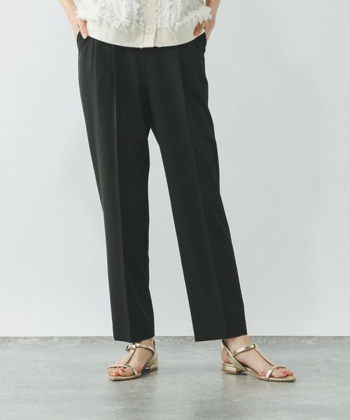GLOBAL WORK ウツクシルエットDRYテーパードパンツTall/一部店舗限定/289078 ブラック M ウィメンズボトムス グローバルワーク 289078 and ST アンドエスティ(旧ドットエスティ) GLOBAL WORK ウツクシルエットDRYテーパードパンツTall/一部店舗限定/289078 ブラック M ウィメンズボトムス グローバルワーク 289078 and ST アンドエスティ(旧ドットエスティ)