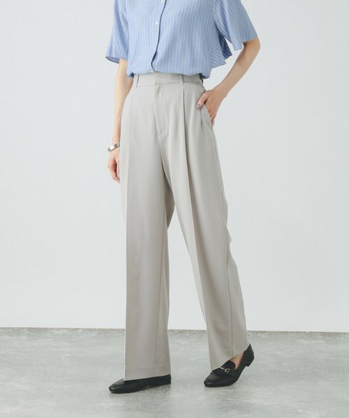 GLOBAL WORK ウツクシルエットDRYワイドパンツTall/一部店舗限定/289082 ライトグレー L ウィメンズボトムス グローバルワーク 289082 and ST アンドエスティ(旧ドットエスティ) GLOBAL WORK ウツクシルエットDRYワイドパンツTall/一部店舗限定/289082 ライトグレー L ウィメンズボトムス グローバルワーク 289082 and ST アンドエスティ(旧ドットエスティ)