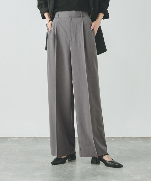 GLOBAL WORK ウツクシルエットDRYワイドパンツTall/一部店舗限定/289082 グレー L ウィメンズボトムス グローバルワーク 289082 and ST アンドエスティ(旧ドットエスティ) GLOBAL WORK ウツクシルエットDRYワイドパンツTall/一部店舗限定/289082 グレー L ウィメンズボトムス グローバルワーク 289082 and ST アンドエスティ(旧ドットエスティ)